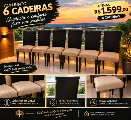 Cadeira mesa de jantar