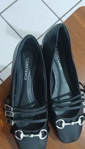 Sapatilha Constance, Cor preta, Tamanho 36