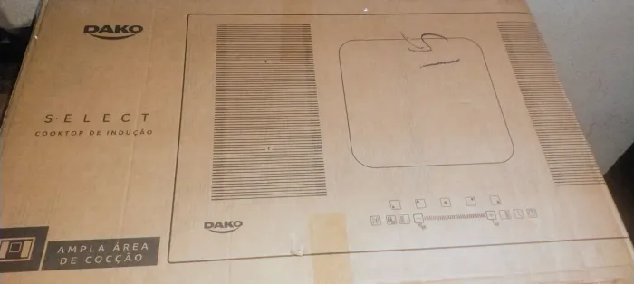 Fogão de indução dako 5 bocas 