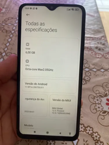 Redmi note 8 pro, 128 gigas 6 RAM