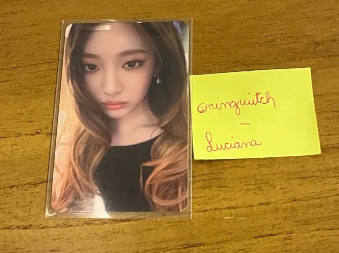 aespa ningning rich man photocard 