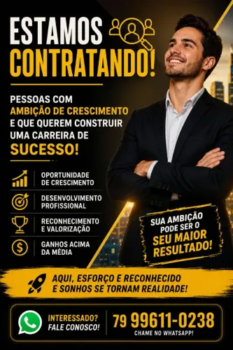 VAGA PARA CONSULTOR DE VENDAS 