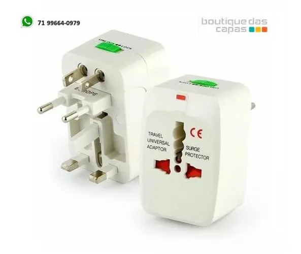 Adaptador de tomada internacional travel universal