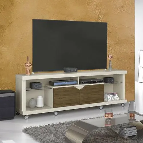 Novo Rack Lux Olinda 1.80m c/ vidro 8mm p/ TV até 72'' = Frete grátis!!