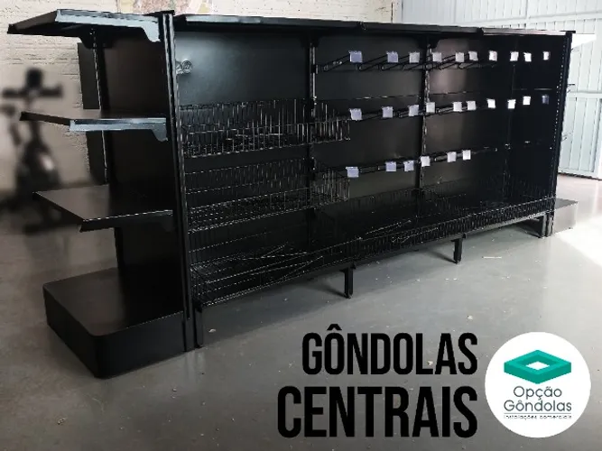 Gôndolas de Centro para Loja de Utilidades | Marca Amapá