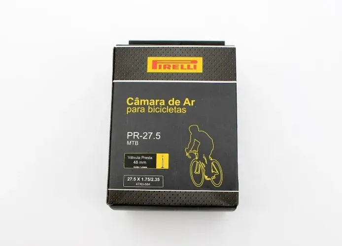 Câmara De Ar Bicicleta MTB Pirelli Aro 27.5" x 1.75/2.35 Válvula Presta 48mm 59310