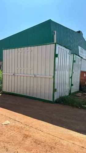 Caçambas para poli caçamba estacionária, Container Almoxarifado e escritorio