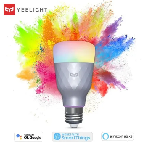 Lâmpada Xiaomi bulbo Yeelight led RGB E-27 SMART WI-FI 