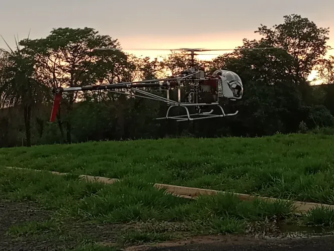 Helicóptero para venda motor de rocadeira