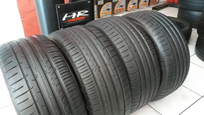 pneu 245/45 18 dunlop sp sport usado