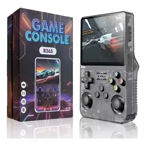 R36s Mini Video Game Console Retrô Portatil - fazemos entregas