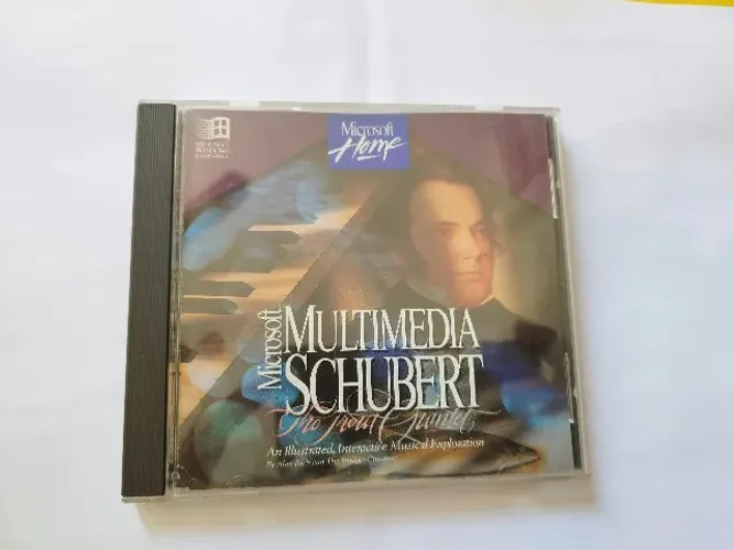 Raridade - Cdrom Microsoft Multimedia Schubert The Trout Quintet PC CD-ROM Alan Rich 1993