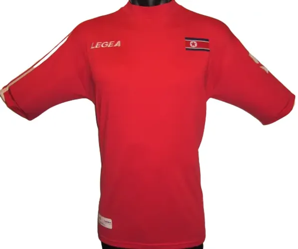 Camisa Legea Coreia do Norte 2010 Copa do Mundo Leia Descrição