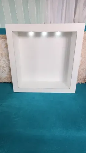 Expositor Tampa De Vidro e Iluminação