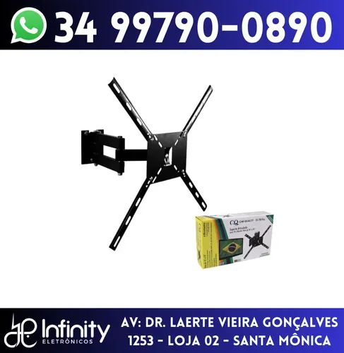 Suporte Tv Articulado 4 movimentos 10 até 70 Polegadas