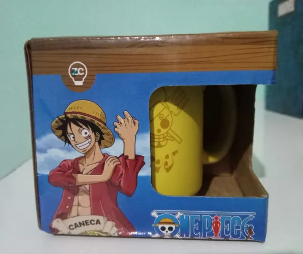 Caneca de cerâmica Sanji de One Piece