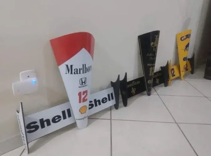 Ayrton Senna bicos formula 1 decoração de parede e ambientes
