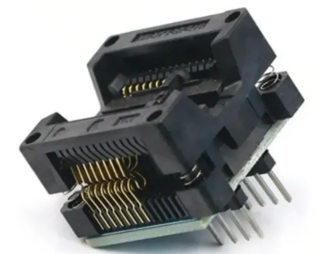 Adaptador Soic16 Sop16 Para Dip8 300mil Gravador De Eprom Automação COD-AM382