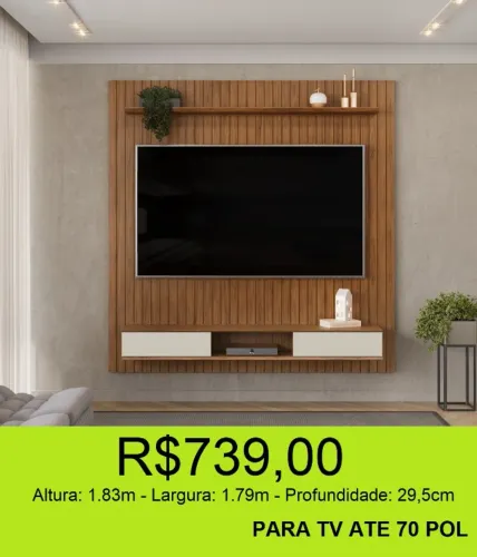 Painel frisado gigante Design moderno - Parcelamos S/juros