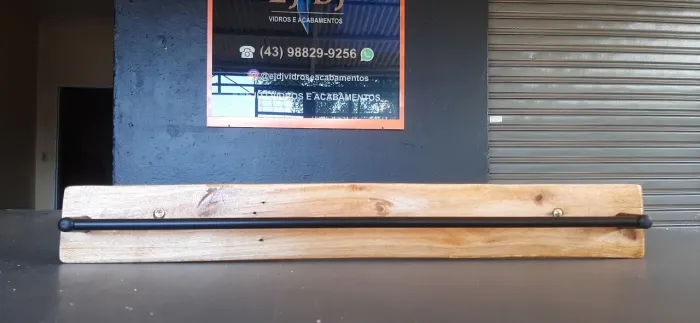 Toalheiro rústico 
