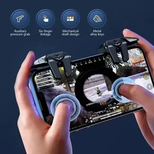 Controle Gamer para Celular com Gatilhos - PUBG/Free Fire