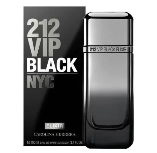 Perfume 212 VIP Black Elixir Carolina Herrera 100ml
