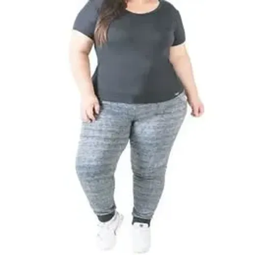 Calça Jogger Catwalk Feminina Preto Rajado