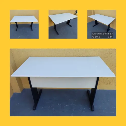 Mesa de escritório bege 1.20cmx68cm