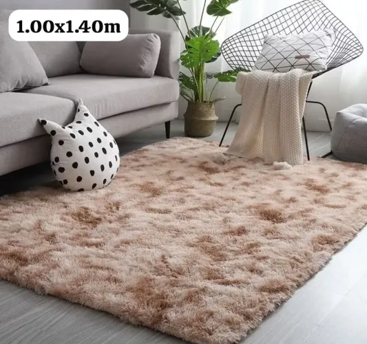 Tapete Shaggy Pelúcia Macio 1,00x1,40m - Conforto e Elegância