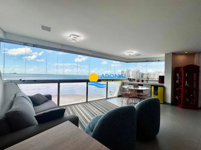 Apartamento frente mar com lazer Astúrias Guarujá