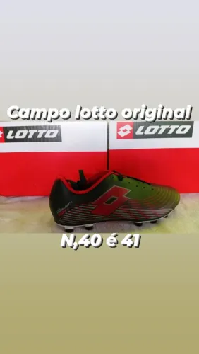 Chuteira campo lotto novas