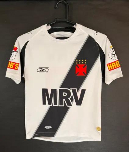 Camisa do Vasco 2008 - Tamanho 6 (Infantil) - Original Reebok + Brinde