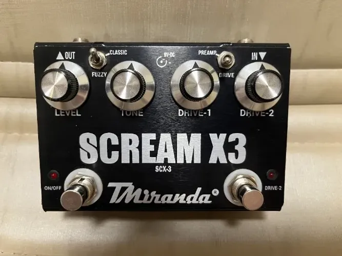 Pedal T Miranda Scx-3 Scream X3 Overdrive - Conservadão!!