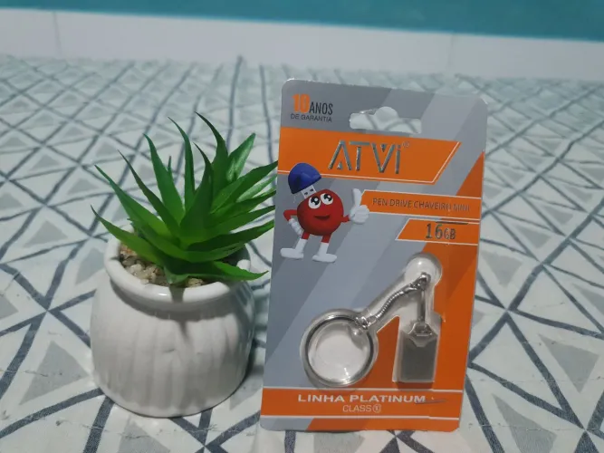 Pen Drive com música ATVI 16GB Mini - Linha Platinum
