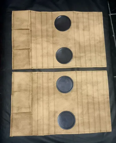 Esteiras de sofá com porta controle em corino