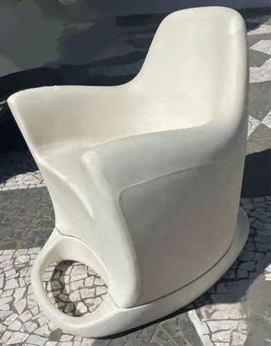 Cadeira de balanço design italiano