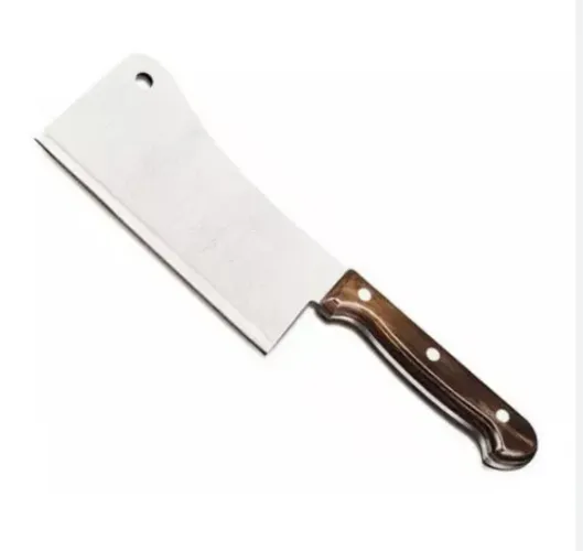 Cutelo Cabo Madeira 7" Aço inox Original Line Wood