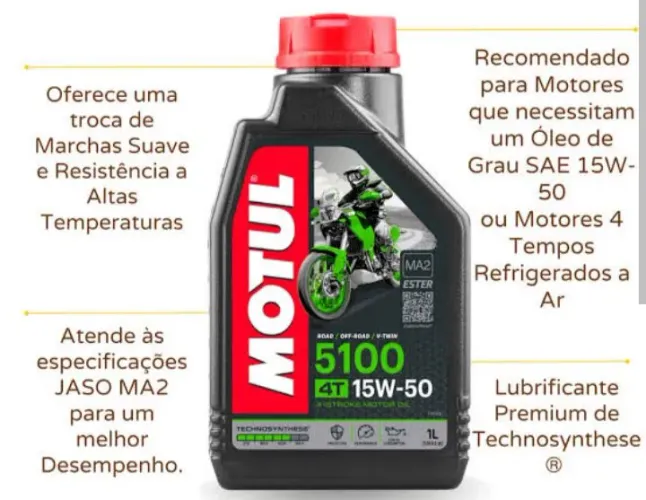 Óleo Motul Off Road /15W-50 5100 - 1L