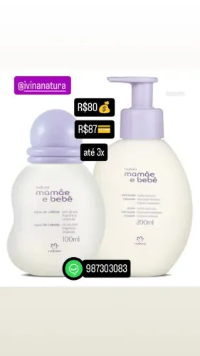 Kit Mamãe e Bebê Natura - Dois produtos