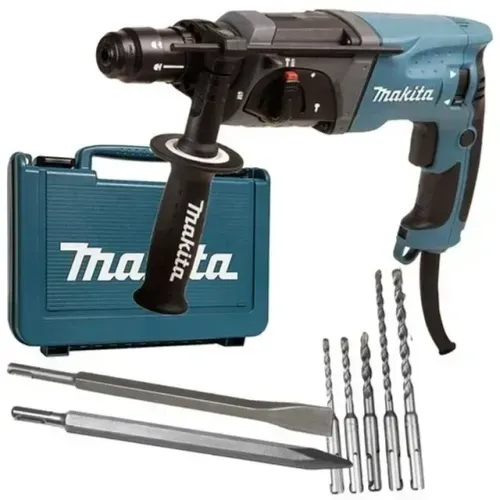 Martelete hr2470 makita + acessórios