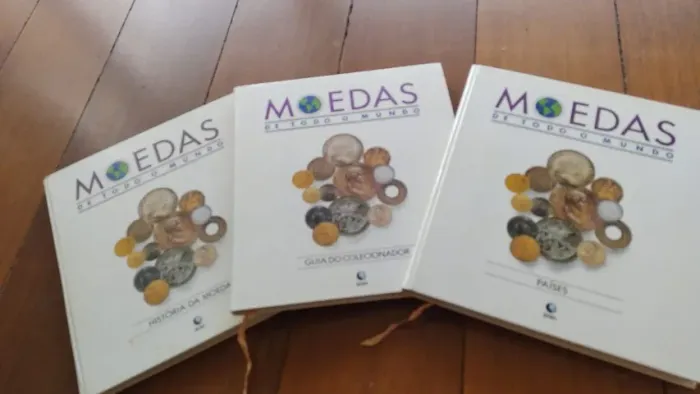Coleção Moedas de todo o Mundo (3 volumes)