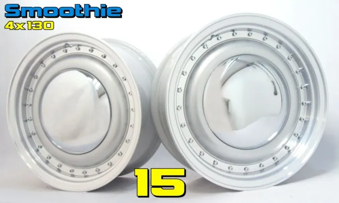 Rodas Smoothie 4x130 aro 15 Volkswagen fusca com calota e borda novas 