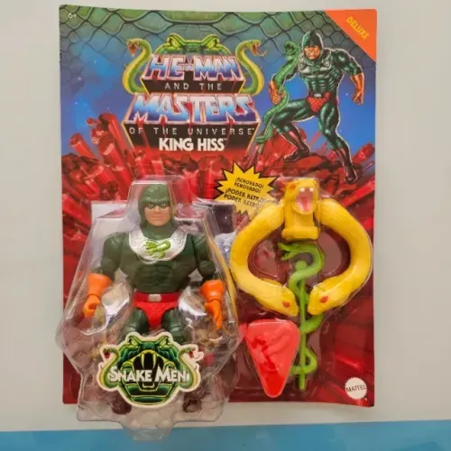Boneco Action Figure He-man King Hiss Motu Origins Novo Lacrado HKM80
