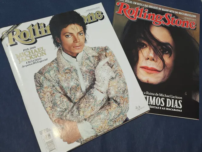 2 Revistas Michael Jackson 2009 - Tributo Rolling Stone