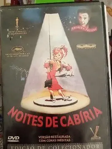 DVD DUPLO: Noites de Cabiria - Versátil - Raríssimo
