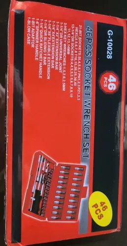 Kit chaves soquetes 46 peças 
