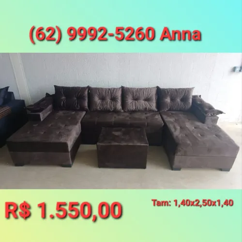 Sofá com Chaise duplo?///