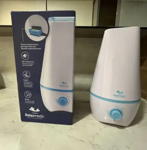 umidificador de ar -com caixa e instrução