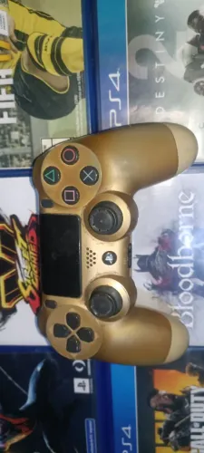 Controle de ps4 dourado original 