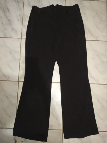 Calça Social Feminina Preta Flare